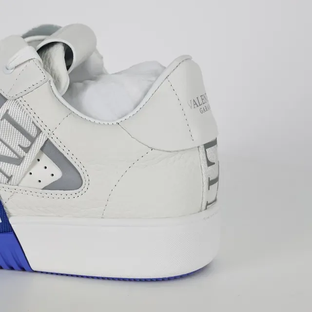 Valentino VLTN tênis lifestyle branco e azul real 4