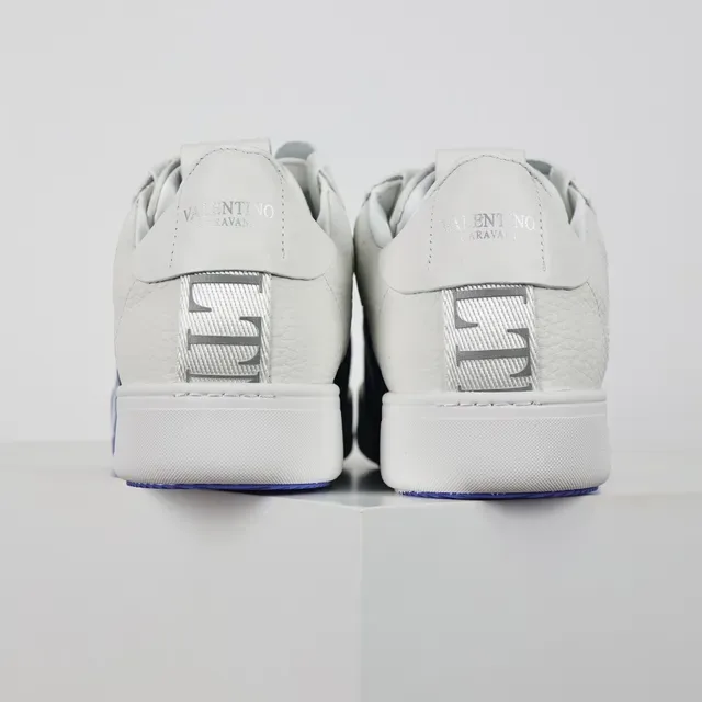 Valentino VLTN tênis lifestyle branco e azul real 8