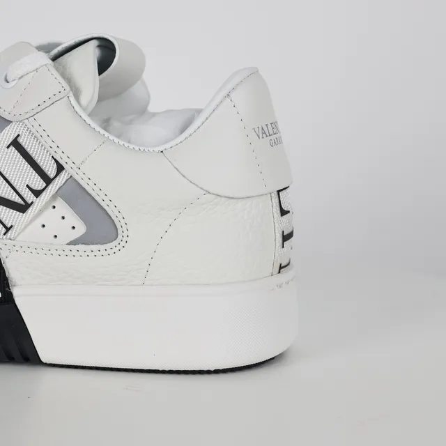 Valentino VLTN tênis lifestyle branco e preto 4