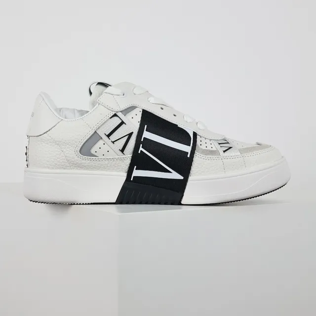 Valentino VLTN tênis lifestyle branco e preto 7