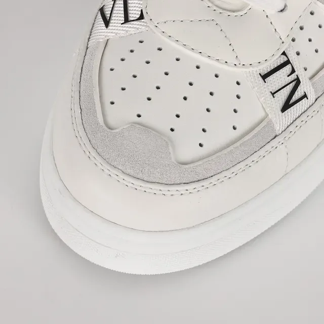 Valentino VLTN Sneakers Lifestyle en Cuir Blanc 5