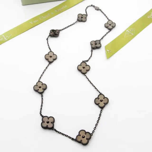 Van Cleef & Arpels Alhambra পাঁচ পত্রের ক্লোভার মোটিফ চেইন ব্রেসলেট 6