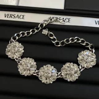 Collar Versace Medusa Flor de Cristal