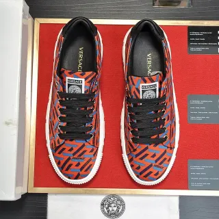 Versace Odissea Geometric Print Lifestyle Sneakers