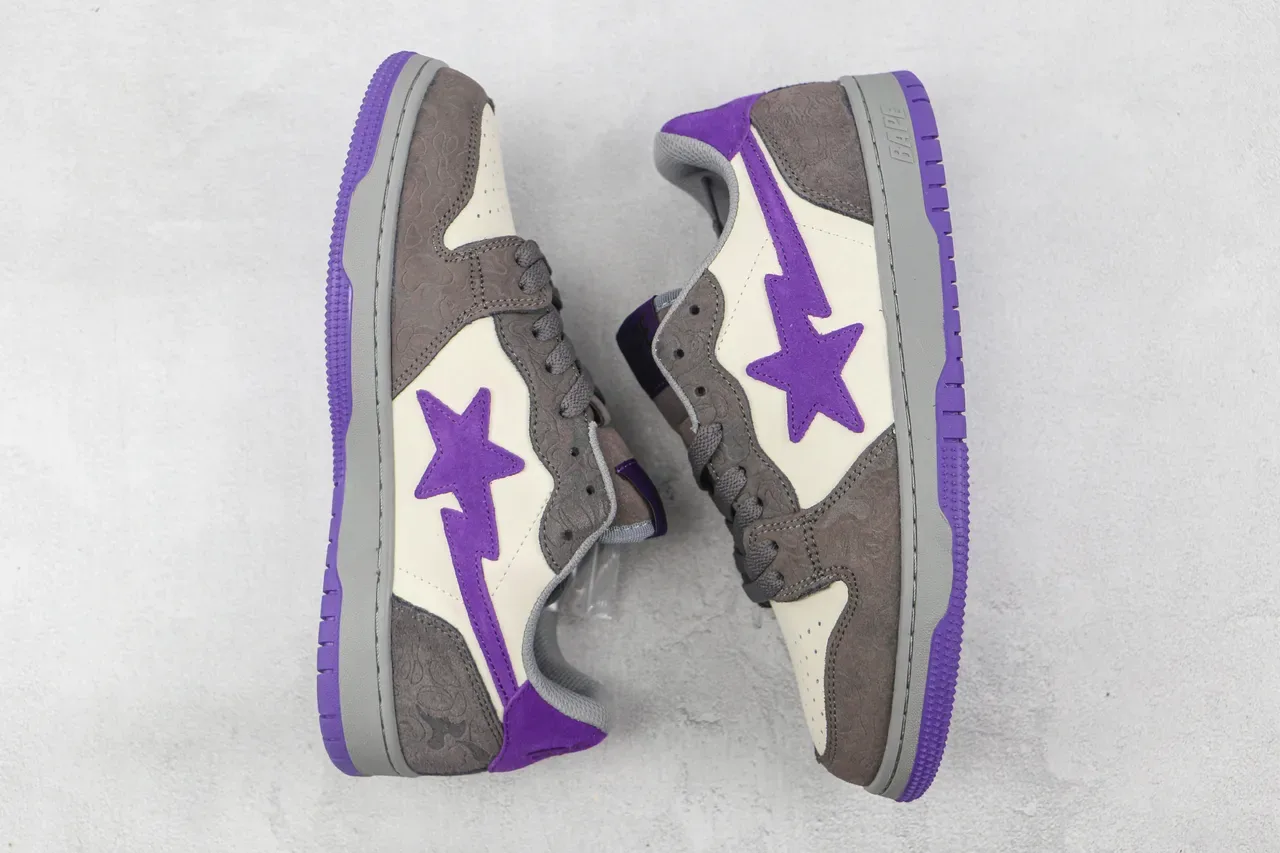 A Bathing Ape BAPE STA Purple Star Lifestyle Sneakers 2