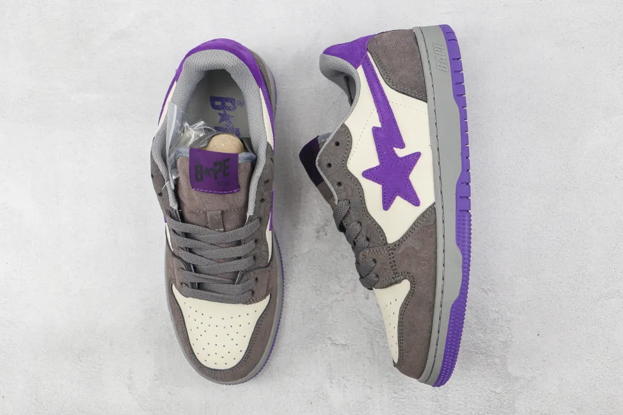 A Bathing Ape BAPE STA Purple Star Lifestyle Sneakers 3
