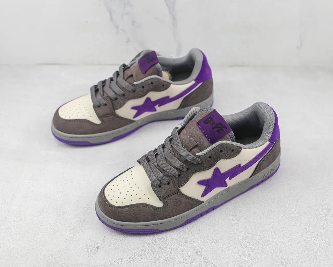 A Bathing Ape BAPE STA Purple Star Lifestyle Sneakers 4