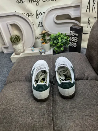 A Bathing Ape BAPE STA White and Dark Green Lifestyle Sneakers 8