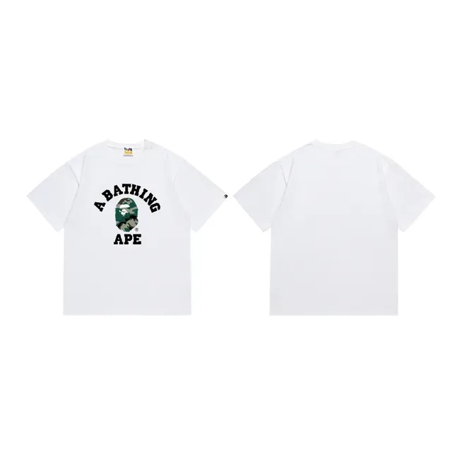 A Bathing Ape Camo Ape Head Graphic Black T-Shirt 4