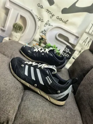 Adidas adizero SFT-400 काली सफेद चांदी लाइफस्टाइल स्नीकर 7