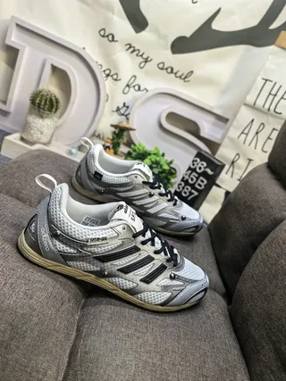 Adidas adizero SFT-M-106 Gray Black Lifestyle Sneakers 9