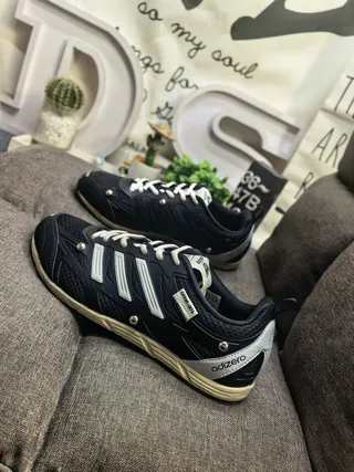 Adidas adizero SFTM-1016 Black Silver Lifestyle Sneakers 7