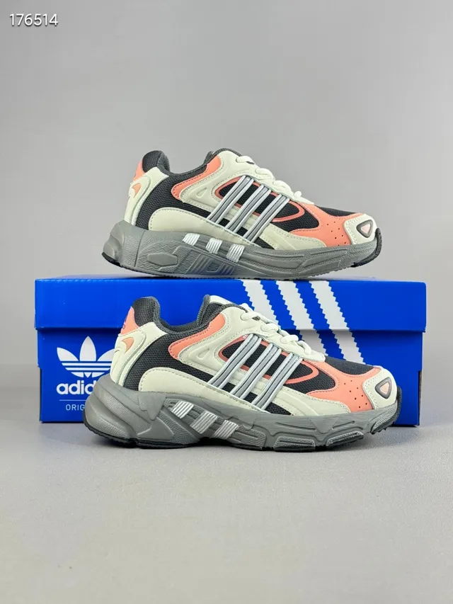 Adidas Preto Verde Solado Intermediário Malha-Sintético Híbrido Superior Tênis Chunky 3