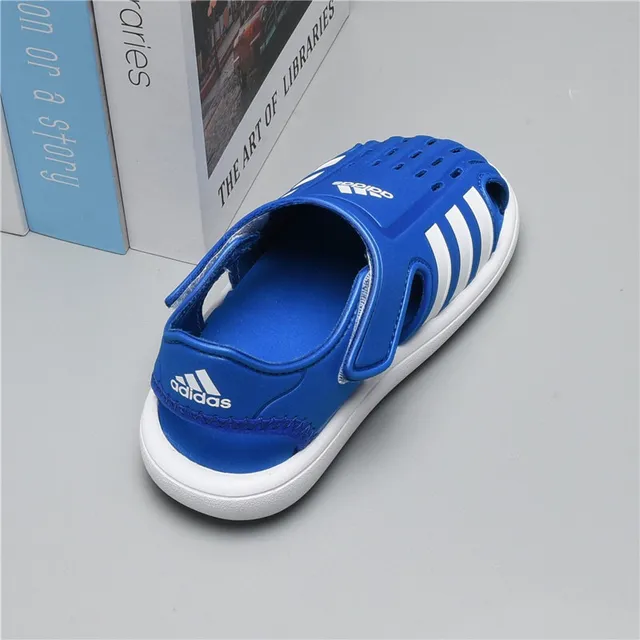Adidas Sandales Casuales Noires Vertes Ouvertes à l'orteil avec Sangle 11