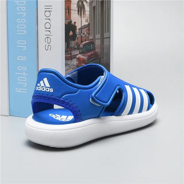 Adidas Sandales Casuales Noires Vertes Ouvertes à l'orteil avec Sangle 13