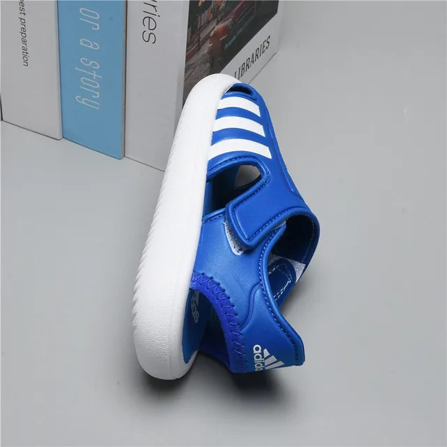 Adidas Sandales Casuales Noires Vertes Ouvertes à l'orteil avec Sangle 14