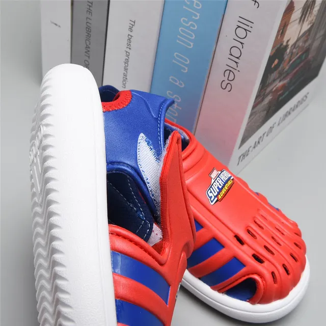 Adidas Sandales Casuales Noires Vertes Ouvertes à l'orteil avec Sangle 20