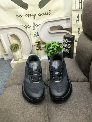 Adidas Black White Chunky Platform Sole Mesh-and-Synthetic Upper Lifestyle Sneakers 20