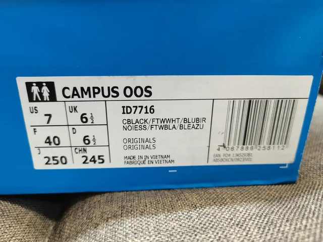 Adidas Campus Navy and Blue Suede Lifestyle Sneakers 2