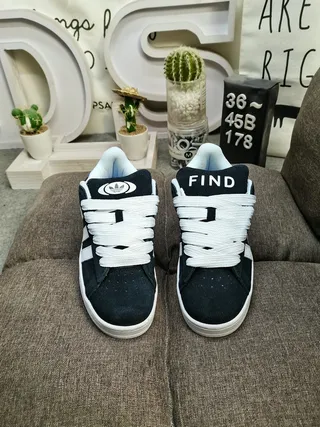 Adidas Campus Navy and Blue Suede Lifestyle Sneakers 10
