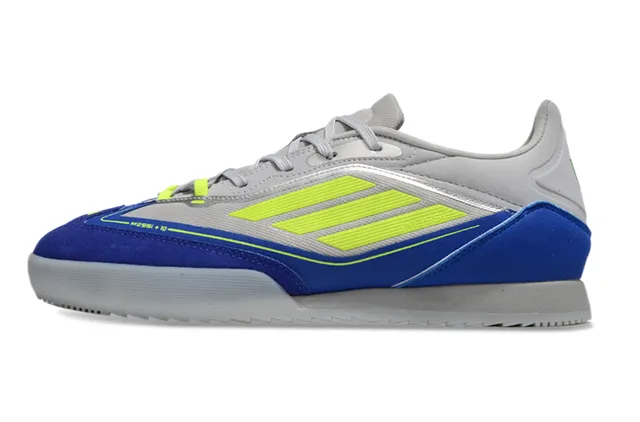 Adidas Copa Chaussures de football indoor gris bleu low-top upper synthétique 7
