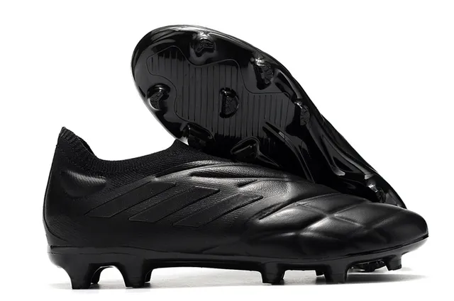 Adidas Copa Pure Full Knit FG Noir Blanc Rose Terrain ferme Chaussures de football 3