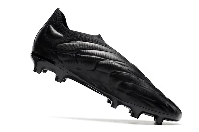 Adidas Copa Pure Full Knit FG Noir Blanc Rose Terrain ferme Chaussures de football 4