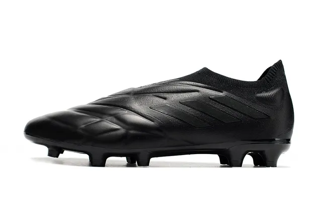 Adidas Copa Pure Full Knit FG Noir Blanc Rose Terrain ferme Chaussures de football 6
