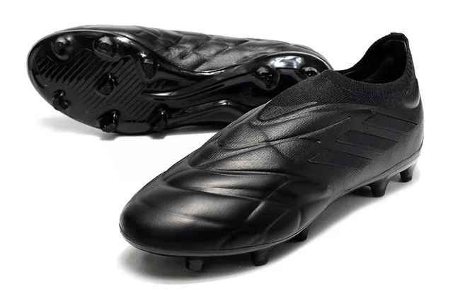 Adidas Copa Pure Full Knit FG Noir Blanc Rose Terrain ferme Chaussures de football 7