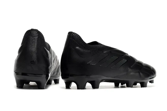 Adidas Copa Pure Full Knit FG Noir Blanc Rose Terrain ferme Chaussures de football 8