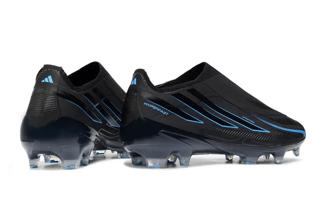 Adidas F50 Hyperfast Black Blue Firm-Ground Soccer Shoes 5