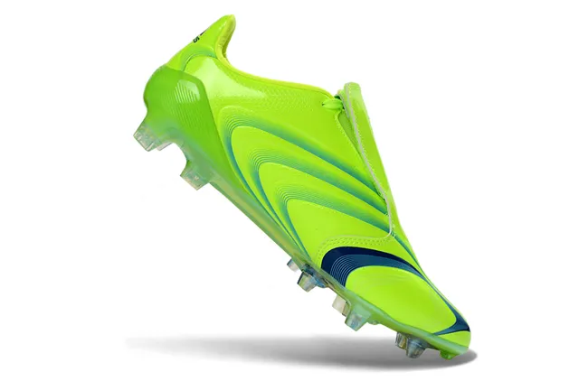 Adidas F50 Lime Green Blue Wave Firm-Ground Soccer Shoes 2