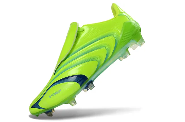 Adidas F50 Lime Green Blue Wave Firm-Ground Soccer Shoes 3