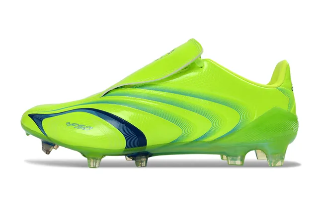 Adidas F50 Lime Green Blue Wave Firm-Ground Soccer Shoes 7