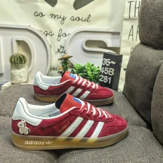 Adidas Gazelle Red Suede Lifestyle Sneakers