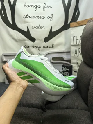 Adidas Hyperboost Neon Lime Green Lifestyle Sneakers 15