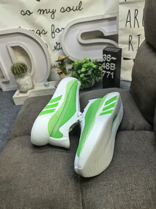 Adidas Hyperboost Neon Lime Green Lifestyle Sneakers 16
