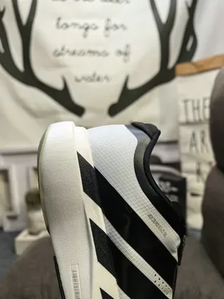 Adidas Laceless Zip-Front White and Black Lifestyle Sneakers 3