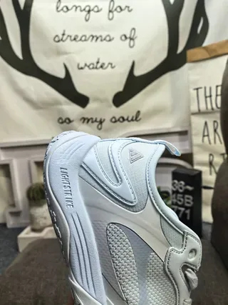 Adidas Light Blue and White Mesh Training Sneakers 23