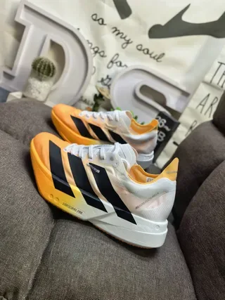 Adidas Lightstrike Pro Orange and Cream Running Shoes 7