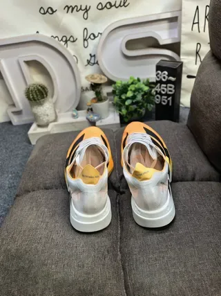 Adidas Lightstrike Pro Orange and Cream Running Shoes 8