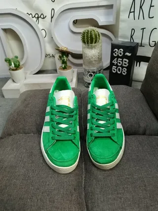 Adidas Originals Campus Green Suede Lifestyle Sneakers 10