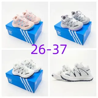 Adidas गुलाबी नीला बिना लेस बोआ डायल बंद लहरदार सिंथेटिक ओवरले लाइफस्टाइल स्नीकर