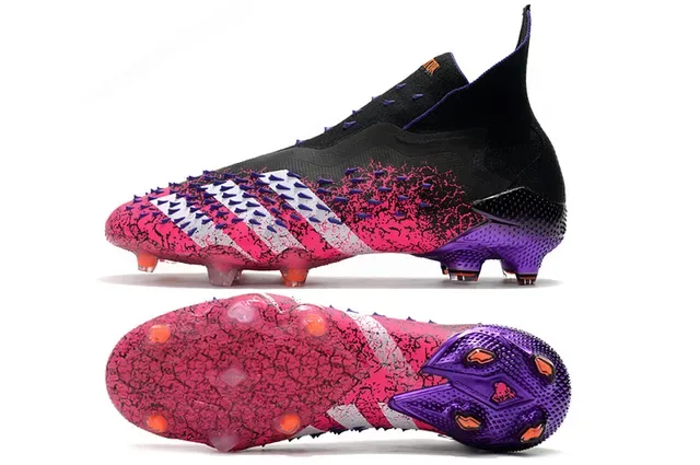 Adidas Predator Accuracy Crackle Pink Black Purple Firm-Ground Chaussures de football 5
