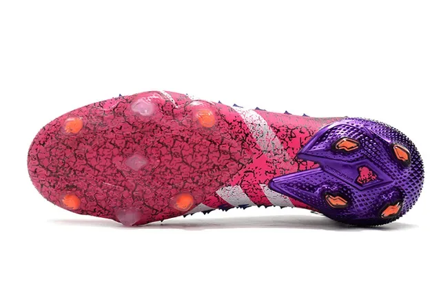 Adidas Predator Accuracy Crackle Pink Black Purple Firm-Ground Chaussures de football 6
