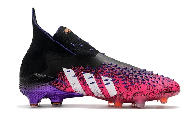 Adidas Predator Accuracy Crackle Pink Black Purple Firm-Ground Chaussures de football 7