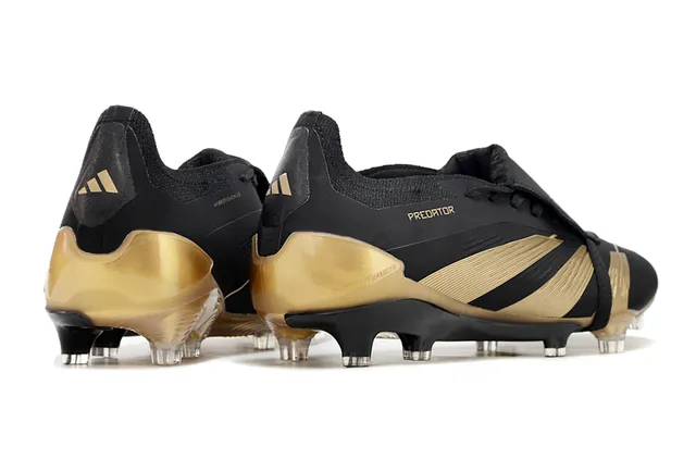 Adidas Predator Black and Gold Firm-Ground Soccer Shoes 5