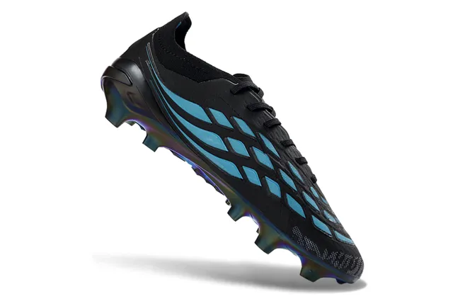 Adidas Predator Black Iridescent Firm-Ground Soccer Shoes 2