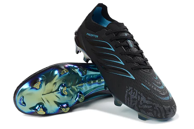 Adidas Predator Black Iridescent Firm-Ground Soccer Shoes 4