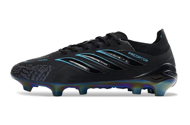 Adidas Predator Black Iridescent Firm-Ground Soccer Shoes 7